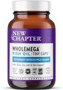 Yeni Bölüm Wholemega Fish Oil Supplement, Tiny Capsules, 2000 mg per Service, Klinik olarak Proven Wild Alaskan Salmon Oil with Omega-3 + Vitamin D3 + Astaxanthin, 500 mg Her - 90 Count