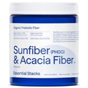 Essential Stacks Organic Sunfiber Prebiyotik Fiber (Partially Hydrolyzed Guar Gum/PHG) ile Acacia Fiber Toz - Gluten Free, Non-GMO & Unflavored ► Fiber (7.4 oz)