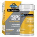 3in-1 Complete Probiyotiks, Prebiyotiks & Postbiyotiks Supplement for Women and Men's Digestive & Immune Health - Ekstra Güçlü, 100 Milyar CFU, 30 Day Supply, 100 Milyar CFU, 30 Day Supply