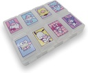 Sanrio Characters Die-Cut Medicine Supplement Portable Aksesuarları Vaka Seyahat 8 Subdivision kapak (Mix) Multicolor