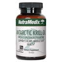 NutraMedix Antarktika Krill Oil 500mg - Fish Oil Supplement - Omega-3s (EPA & DHA) + Astaxanthin - Red Krill Supplement for Common, Immune, Heart, Liver & Brain Health Support (60 Softgels)