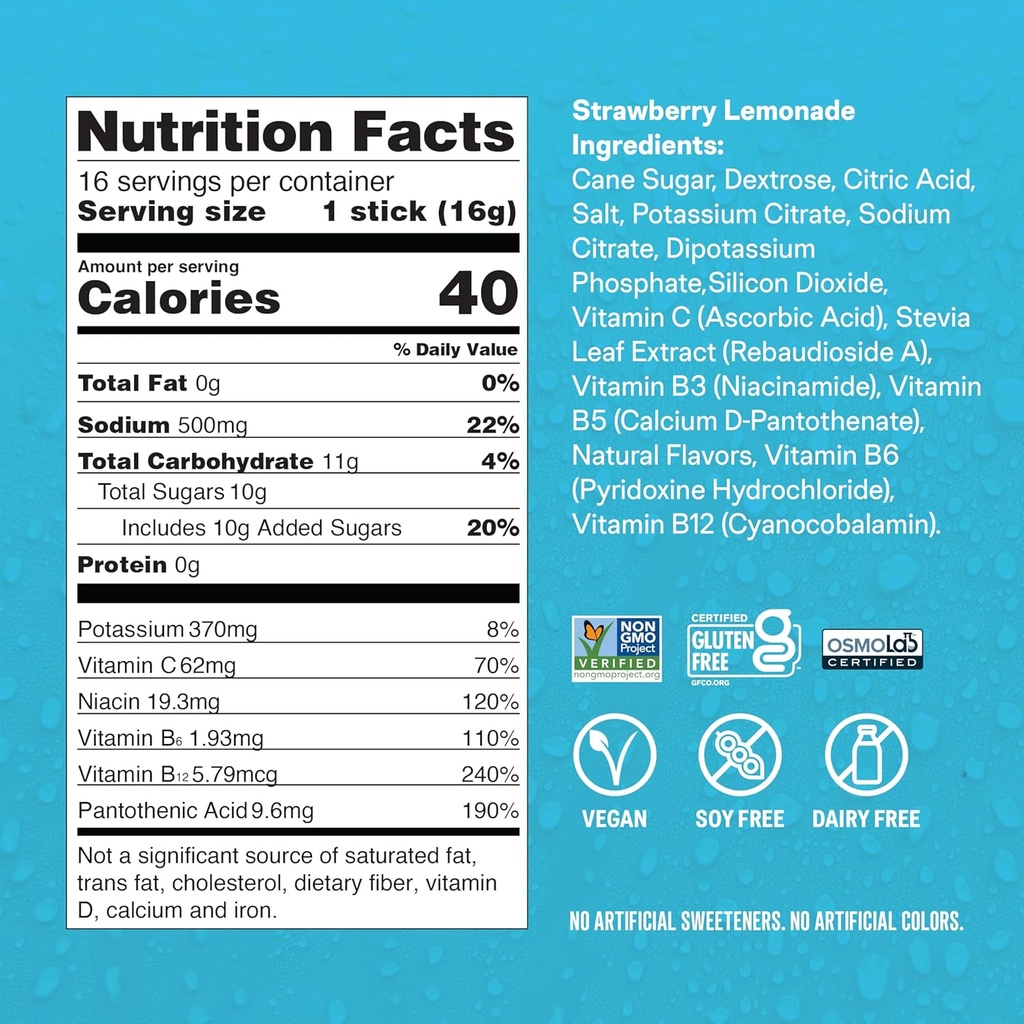 Liquid I.V.® Hydration Multiplier - Λεμονάδα Φράουλα 