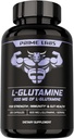 Prime Labs L Glutamine Capsules 600 mg - Supports Strength, Muscle Recovery, Immunity, & Gut Health - Bolt Acid Supplement - for Men & Women