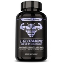 Prime Labs L Glutamine Capsules 600 mg - Supports Strength, Muscle Recovery, Immunity, & Gut Health - Bolt Acid Supplement - for Men & Women