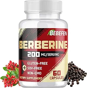 Berberine HCL Supplement 2000 mg - Destek Immune System, Cardiovascular Health - Non GMO | Gluten Free