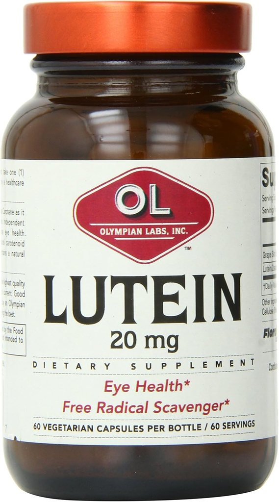 Olympian Lab Lutein Natural Carotenoid Capsules, 60 Kont