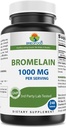 Brieofood Bromelain 1000mg per Serving 240 Tablets - Proteolytic Digestive Enzyme - Supports Healthy Digestion, Joint Health, Nutrient Absorption