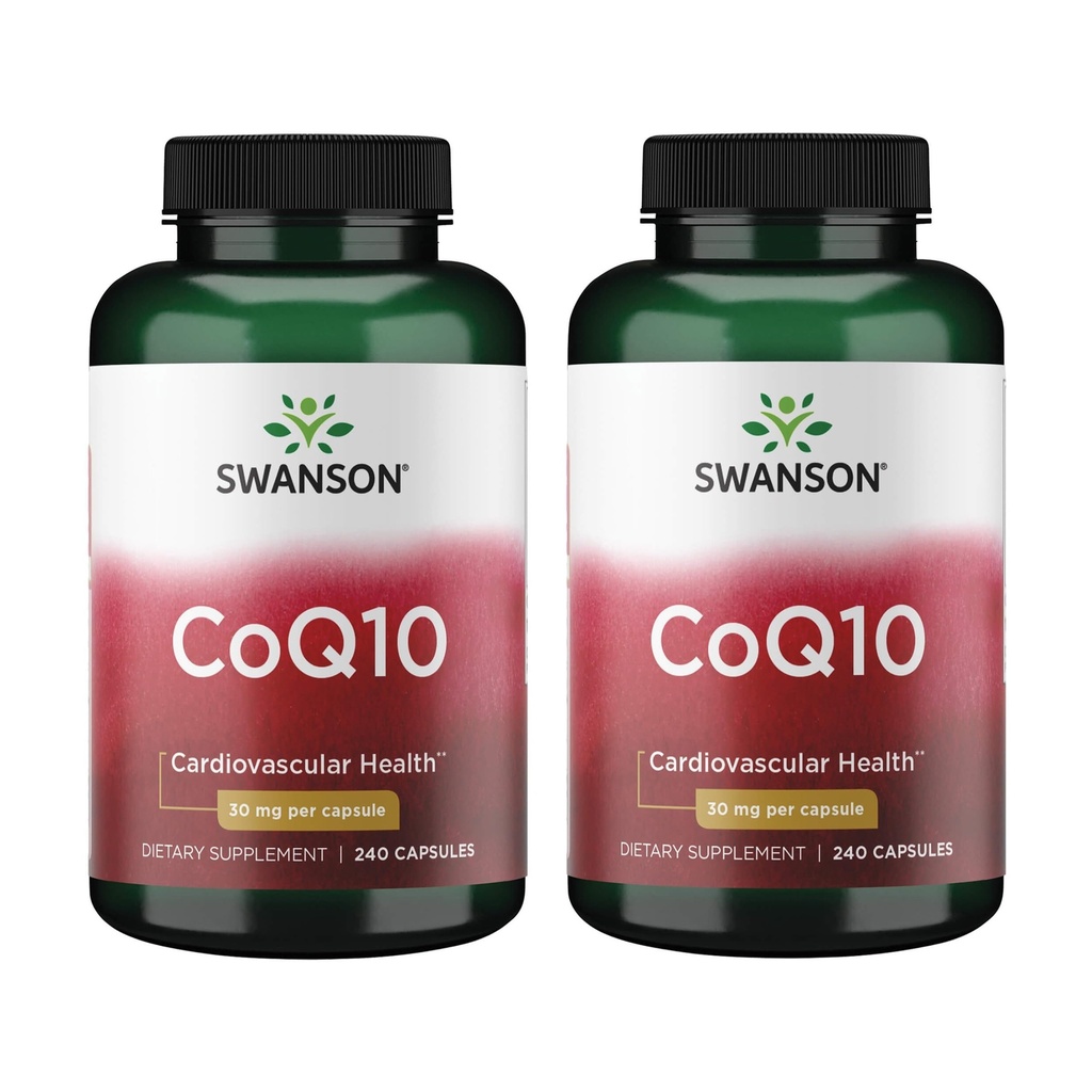 Swanson Coq10 30 mg 240 Caps (2 Συσκευασία)