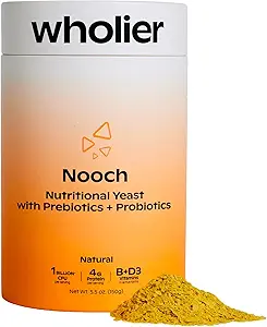 Prebiyotiks & Probiyotiks for Gut Health ile kimlier Beslenme Yeast Flakes. Medeniyet B12 & Vitamin D3. Vegan Cheesy Seasoning. (5.3 oz.)
