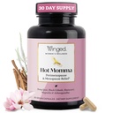 Kanatlı Wellness Hot Momma Menopause Supplements for Women - Hormon-Free Menopause Relief Support for Hot Flashes & Night Sweats with Chaste Tree Berry, Multivitamins & More - 60 Vegan Capsules