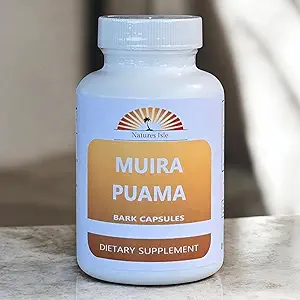 Genric Muira Puama Bark Toz Capsules 500 mg - 60