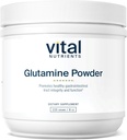 Vital Nutrients Glutamine Toz - Sağlıklı Gastrointestinal Tract Fonksiyonl - Gluten, Süt, Soy Free - Non-GMO - 225g/8 oz L-Glutamine Toz