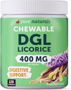 Chewable Ultra-Pure DGL Licorice Tabletleri 4000 mg – Stomach, Gut & Intestinal Relief – Natural Acid Reflux Formula – 10:1 Deglycyrrhizinated Licorice Root