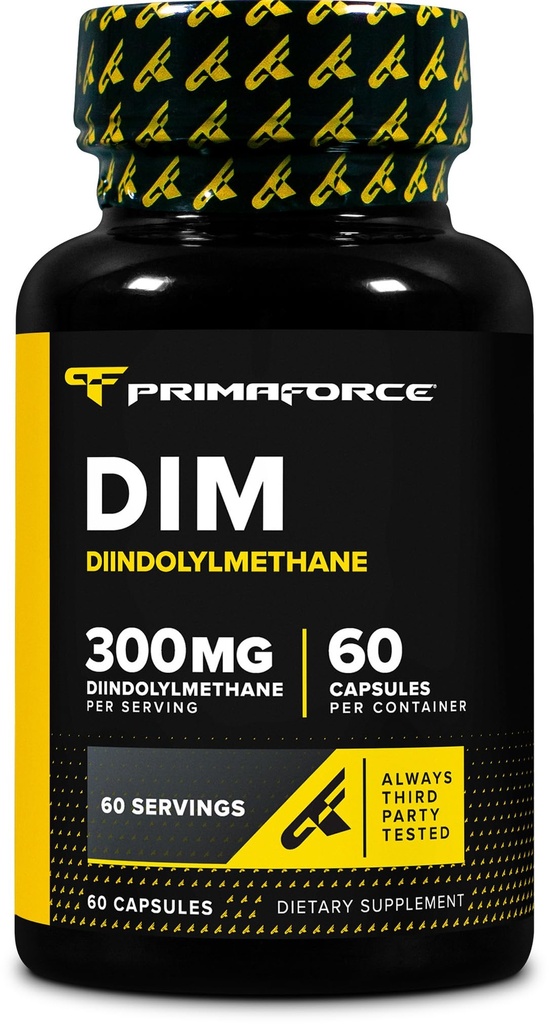 Primaforce DIM Supplement (Diindolylmethane) 300 mg, 60 Capsules