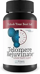 Telomere Rejuvinate - En İyi Telomere Desteğimiz Telomere Uzunluk - Telomere Supplements for Longer Telomeres Anti Aging - Telomere Lengthing Supplements - Nad Supplement Toz Cap