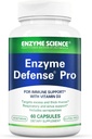 Enzyme Bilimi Enzyme Savunma Pro, 60 Capsules-Immunity Support Supplement – Vitamin D3, L-Lysine,dis ve Pro-EnzyEnzyEnzyme Digestion Support – Immune System