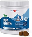 Köpeklere Göz Destek - 90 Yumuşak Chews - Köpekler için Köpekleri, Cod Liver Oil Antioksi, Dog Omega Supplement, Omega 3 EPA ve DHAty Fat Asits.