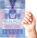 Laki Naturals Relax Patch (Pack of 8) | Doğal Plant-Based Malzemeler Stres ve Endişe için | Daha İyi Uyku için Calming Formula