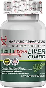 Harvard Apparatus Advanced Liver Cleanse Detox & Repair - Υποστήριξη βοτανικού ήπατος με 14-σε-1 Herbs-Silymarin Milk Thisitle με Dandelion, Artichoke, Ginger, Boost Energy & Digestive, 60 Tablets