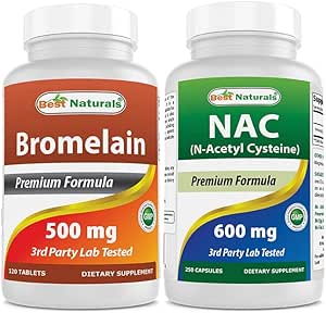 En İyi Doğallar Bromelain 500 mg & NAC 600 mg