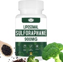 900MG Liposomal Sulforafane συμπλήρωμα εκχύλισμα μπρόκολου, συμπλήρωμα ήπατος για Αντιοξειδωτικό, Διέγερση, Κυτταρική Υγεία 60 κάψουλες
