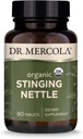 Dr. Mercola Organic Sting Nettle Dietary Supplement, 60 σερβιέτες (60 δισκία), μη ΓΤΟ, Χωρίς γλουτένη, Χωρίς σόγια, USDA Organic
