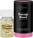 Premama Prenatal Enerji IBoost Drink Mix & Prenatal Support Sche, Omega 3, B Vitamins, DHA, Folate, 28 Hizmet