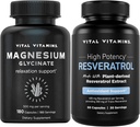 Vitals Vitamin Magnezyum Glycinate Capsules + Resveratrol Capsules