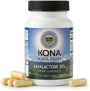 %30 Kavalactone Kava Extract Capsules (120 Capsules)