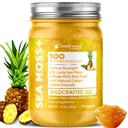 WELNESS LABSRX Irish Sea Moss Gel Raw - Wildcraft Superfood Seamoss Gel - Ανανάς Γεύση, Βιταμίνη και Ορυκτά-Πλούσια από την Πριστίνα Caribbean Waters, Immune and Digestive Health Support - 10 oz.