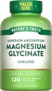 Nature's Truth Magnezyum Glycinate 200 mg | 120 Capsules | High Abxia Chelated Magnezyum | Non-GMO & Gluten Ücretsiz Mineral Supplement
