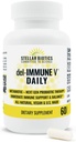Del-Immune V Daily by Stellar Biotics, All- Natural Immune Support & Gut Health, Immediate Care, Metabiyotik: NextGen Probiyotik Terapi (60 Caps)