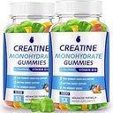 Kretine Monohidrat Gummies 5000 mgtine for Women & Men 2 Packs, Kreff Focus, Muscle Strength, 5g Kretin Monohidrat