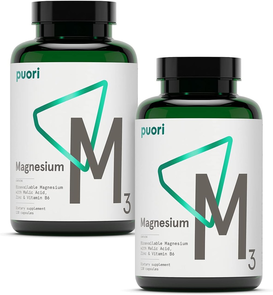 Puori Kompleksi Tamam - Yüksek Abhidrasyon Taurinate & Gluconate, çinko, B6 & Malic Asit Uyku Desteği için, Immune & Bone Health & Muscle Recovery - 240 Vegan Capsules