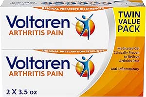 Voltaren Αρθρίτιδα Πόνος Gel για Ισχυρή Επίκαιρη Αρθρίτιδα Πόνος Ανακούφιση με Δικλοφενάκη - NEW Easy Open Cap - 100 g x 2