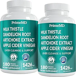 32-σε-1 Liver Cleanse Detox και Επισκευή με Thistle γάλακτος, Silymarin, Artichoke Extract, Beetroot Powder - Gallbladder συμπλήρωμα με Active Liver Health Formula - 1426mg (180ct, Συσκευασία των 2)