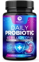 Probiyotikler 60 Milyar CFU - 10 Strains + Digestive Enzymes & Prebiyotiks - Kadınlar ve Erkekler için En İyi Probiyotik, Destekler Immune, Gut Health, Occasional Constipation, Diarrhea, Gas & Bloating - 60 Capsules