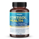 Cortisol Health Supplement with Magnesium, Ashwagandha, Lion’s Mane & 10 Mushroom Complex – Relaxation, Focus & Energy Support – 150 κάψουλες – Sotalix – USA Made, GMO-Free
