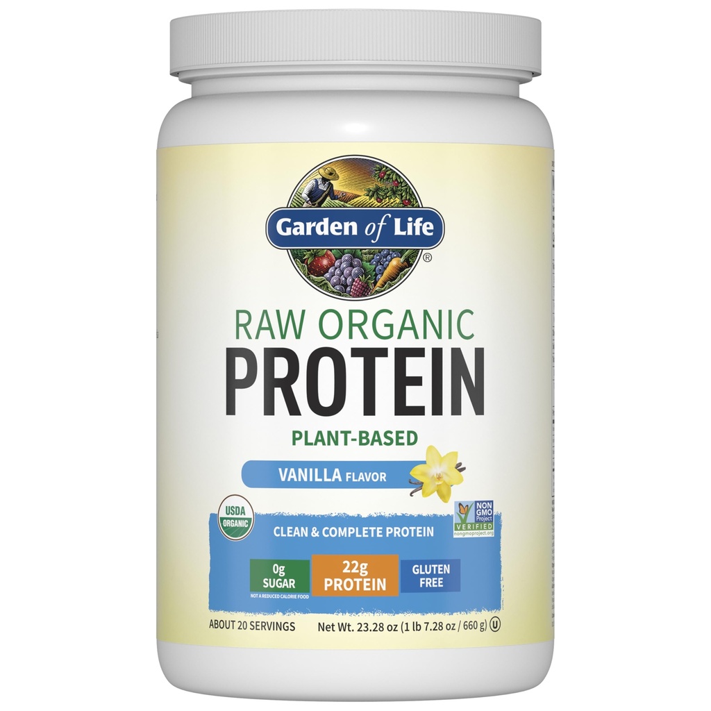 Yaşam Protein Tozu, Vegan Protein Tozu, BCAA, Probiyotikler ve Digestive Enzymes, Gluten & Lactose Free, Vanilla, 1.5 LBB