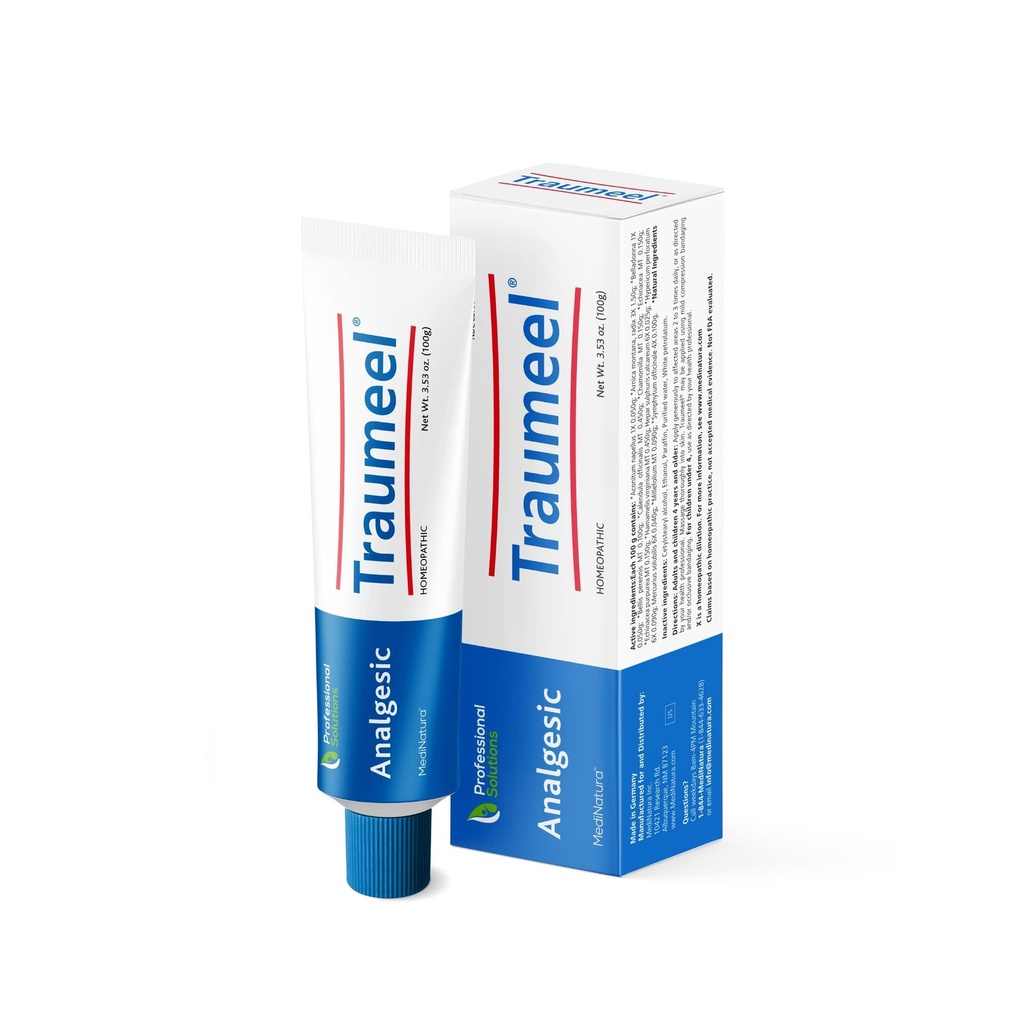 MediNatura Traumeel Aintment Topical Pain Relief for Muscle Back Τραυματισμοί ή ασκήσεις Σχετικός πόνος & πόνος Arnica + 13 ενεργά συστατικά - Made in Germany - 3.53 oz