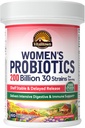 Vitalitown Women's Probiyotiks | 200 Milyar CFUs 30 Strains | 60 ct | Raf Stable, Acid Dayanıklı | Replenish Good Bakteri, Yoğun Digestive & Vaginal Support | Vegan, Non-GMO