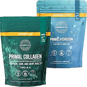 Πρωτεύων Συγκομιδής Ενυδάτωση σκόνη & Collagen Συμπληρώματα σκόνης για άνδρες, Bundle