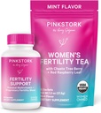 Pink Stork Ferttitude Sche for Women – Conception Tea + Prenatal Vitamin Support with Inositol, Vitex, Folate & Ashwagandha – Supports Hormon Balance, Rise Health & Preconception Wellness Wellness