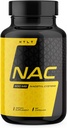 NAC Tarafından HTLT | Servis başına N-Acetyl Cysteine 600 mg | Liver Support Supplement | (60 Capsules)