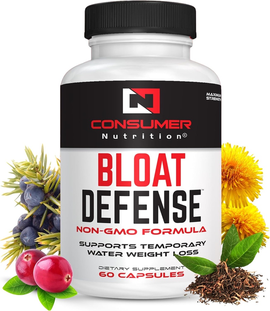 Diuretic Pills Water Flush maksimum Güçlü - Kadınlar ve Erkekler için Su Uzaklığı Pills Vinegar, & Dandelion Leaf for Bloating 60 Capsules