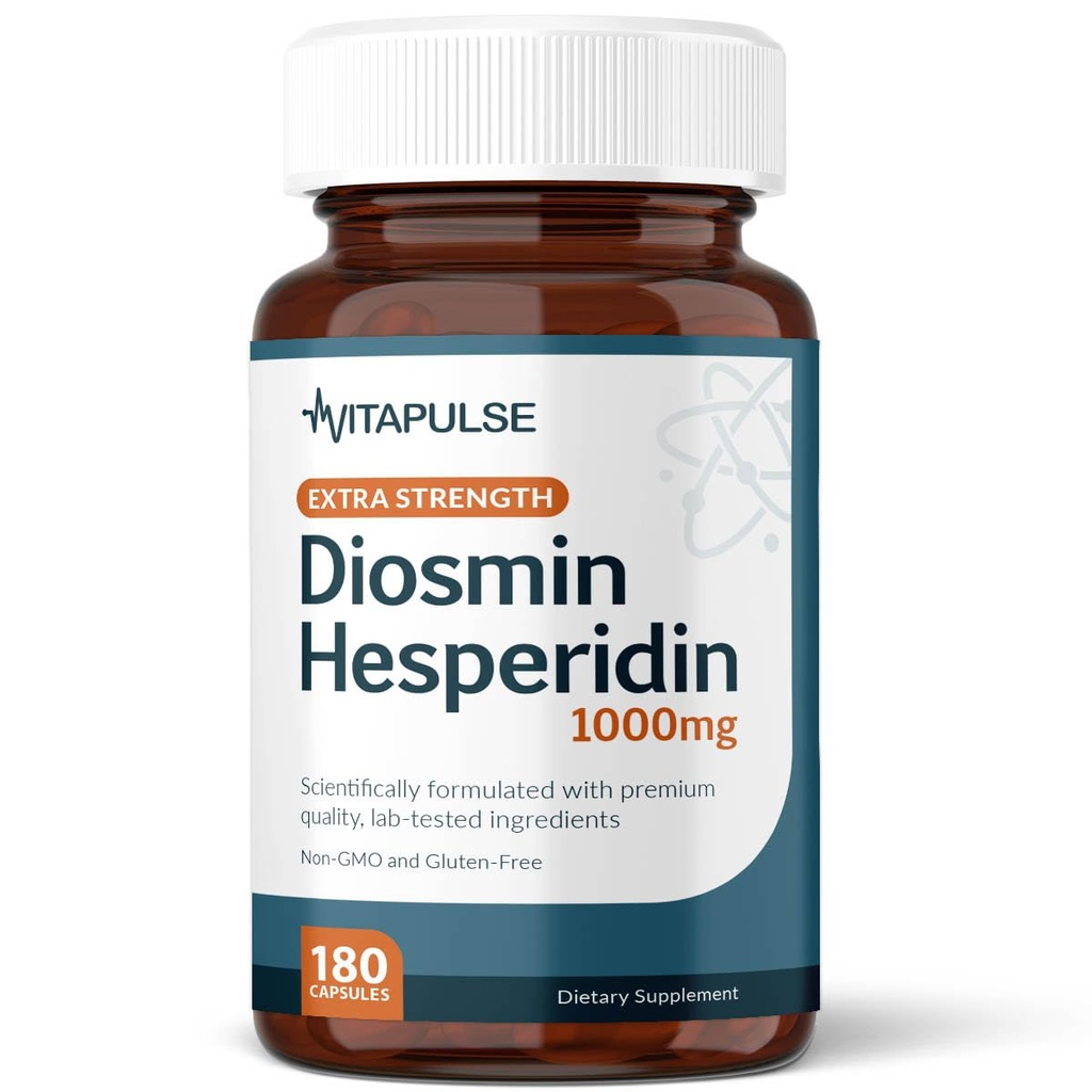 Hesperidin Plus 1000mg Per (180 Vegetarian Capsules) - 90 Days Supply