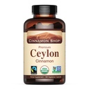 Ceylon Cinnamon Shop Organik Ceylon Cinnamon (% 100 sertifikalı) Tamam, 180 Capsules, 3 Ay Supply