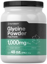 Horbäach Glycine Toz 3 lbs | Free Form Supplement | Unflavored Toz | Vegetarian, Non-GMO, Gluten Free