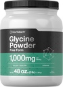 Horbäach Glycine Toz 3 lbs | Free Form Supplement | Unflavored Toz | Vegetarian, Non-GMO, Gluten Free