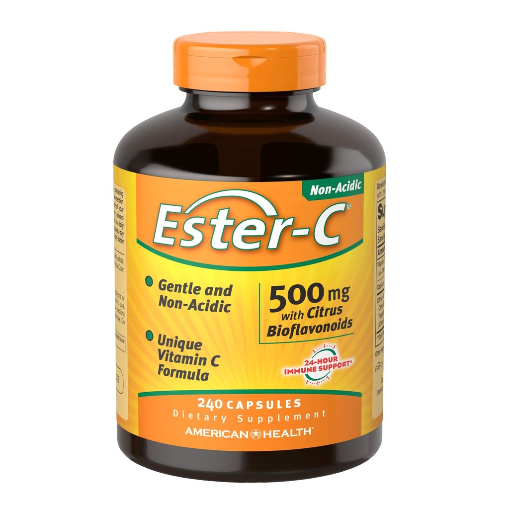 American Health Ester-Vitamin C με Citrus Bioflavonoids 500 Milligrams 240 Κάψουλες